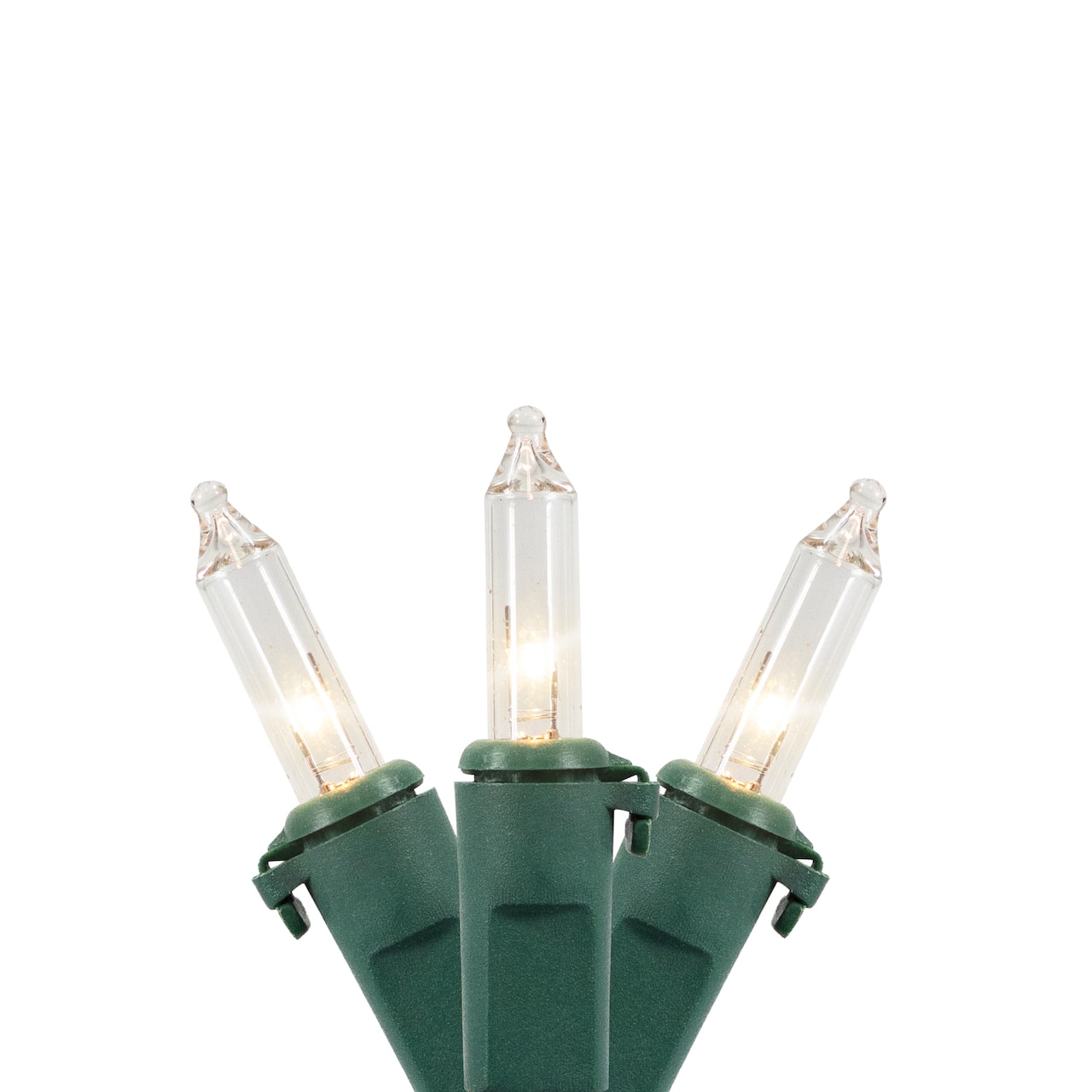 20ct. Clear Mini Christmas String Lights with Green Wire